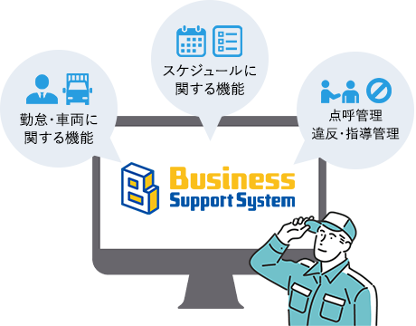 豊富な機能で運用サポート