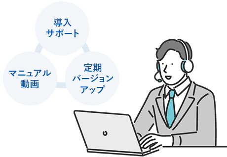 安心のサポート体制
