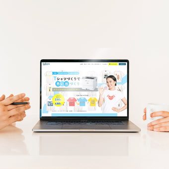 都内でTシャツプリンター販売をされている企業様のランディングページデザイン